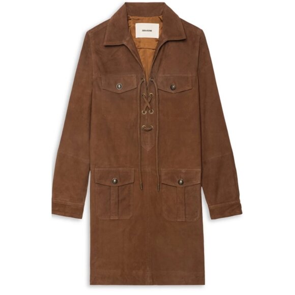 Zadig & Voltaire Remacha Suede Dress - Picture 7 of 8